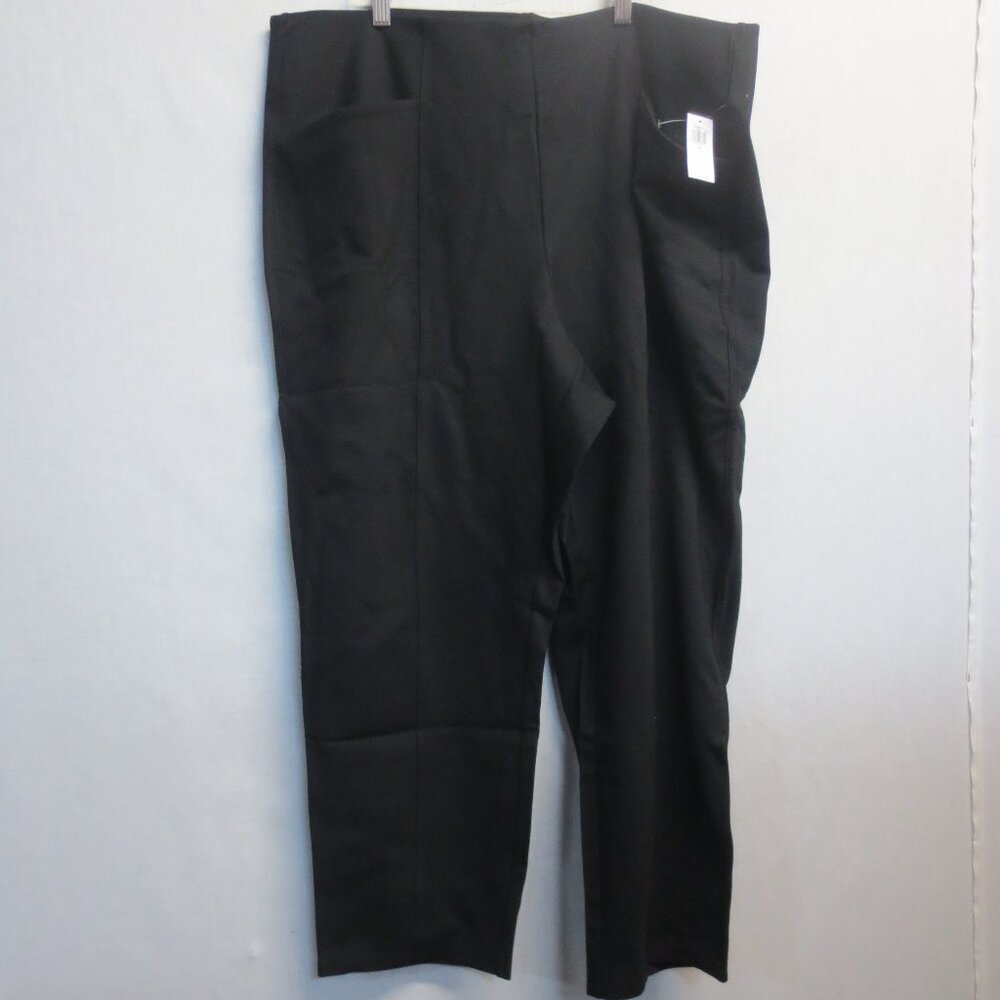 OLD NAVY LADIES PONTE EXTRA HIGH RISE STRAIGHT TAPER LEG PANT - BLACK - 2X
